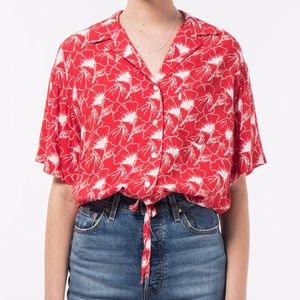 NWT Levi's Paloma Shirt Hawaiian Floral